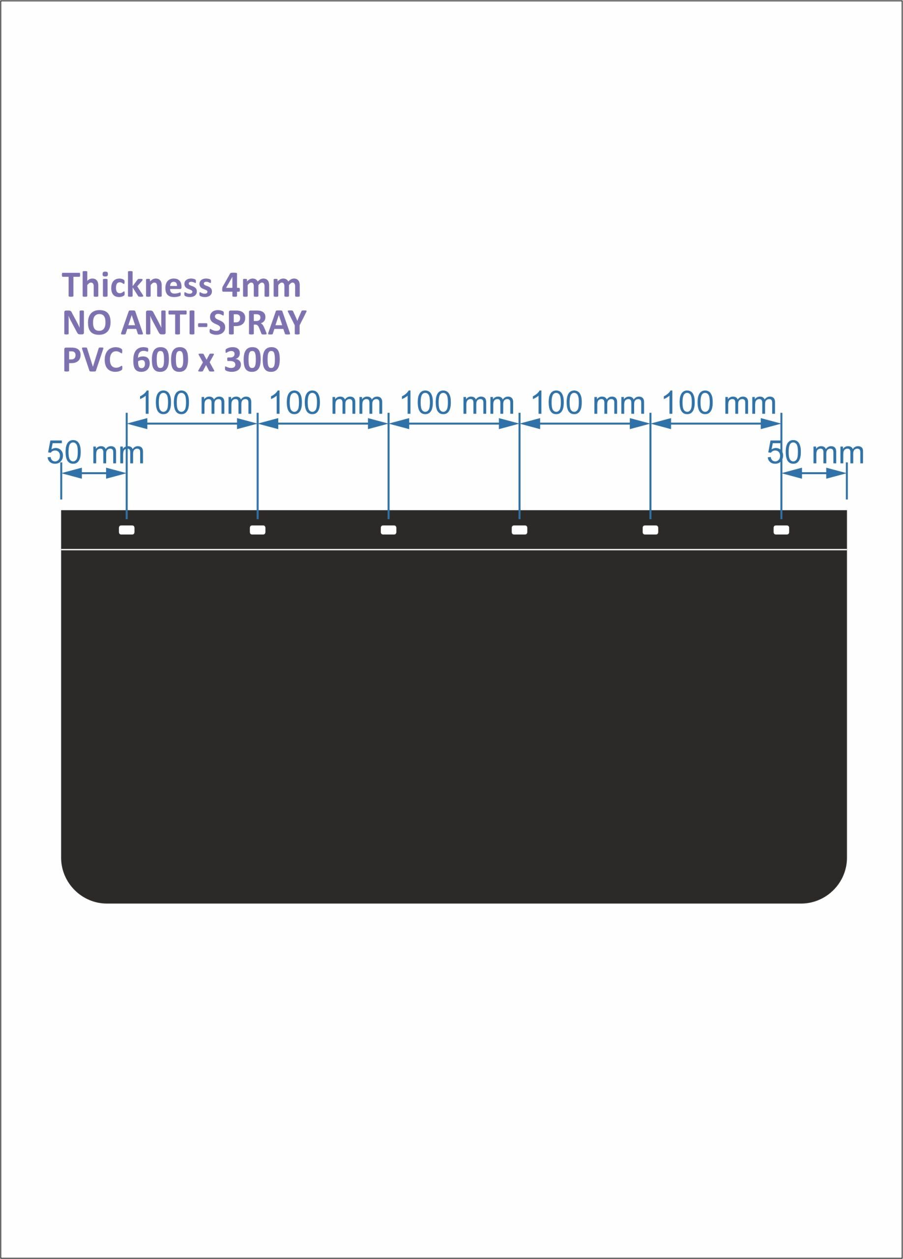 FALDILLA LIGERA PVC 600 x 300